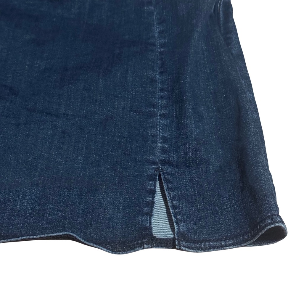 American Eagle High Rise Skort Dark Wash Mini Size 10 - Picture 7 of 10